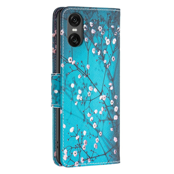Til Sony Xperia 10 VI tegnebogstativetui mønstertelefoncover Multicolor