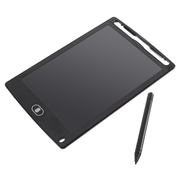 8,5 tommer LCD Skrivetabletpude Digital Tegnetablet - Sort Black