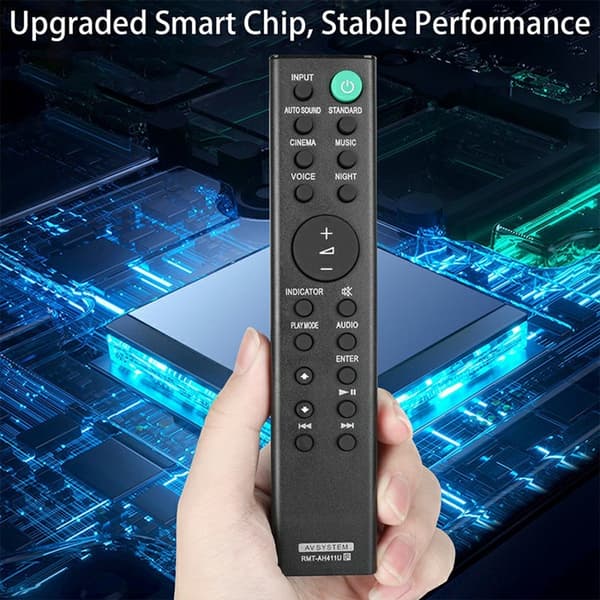 Erstatning fjernkontroll for RMT-AH411U for Sony Soundbar Black