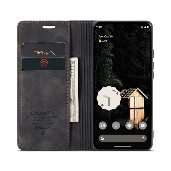 CASEME Google Pixel 9 Pro XL Kotelo Teline Puhelinkotelo Black