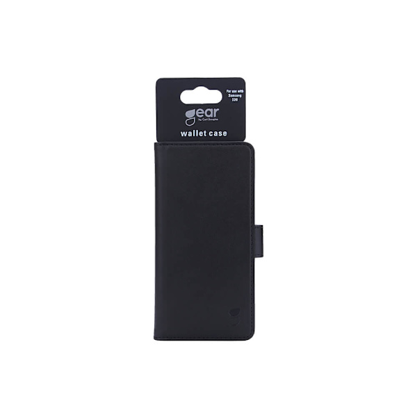 GEAR Lompakko Musta Samsung Galaxy S20:lle Black