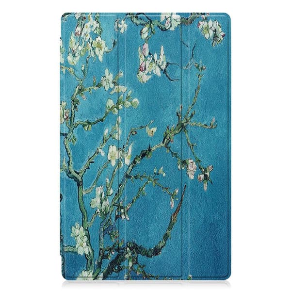 Trifoldet stativetui til Lenovo Tab M10 HD Gen 2 - Ferskenblomst Multicolor