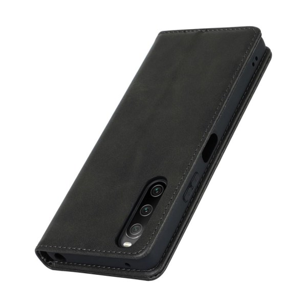 Lompakkoteline Puhelinkotelo Sony Xperia 10 V: lle Black
