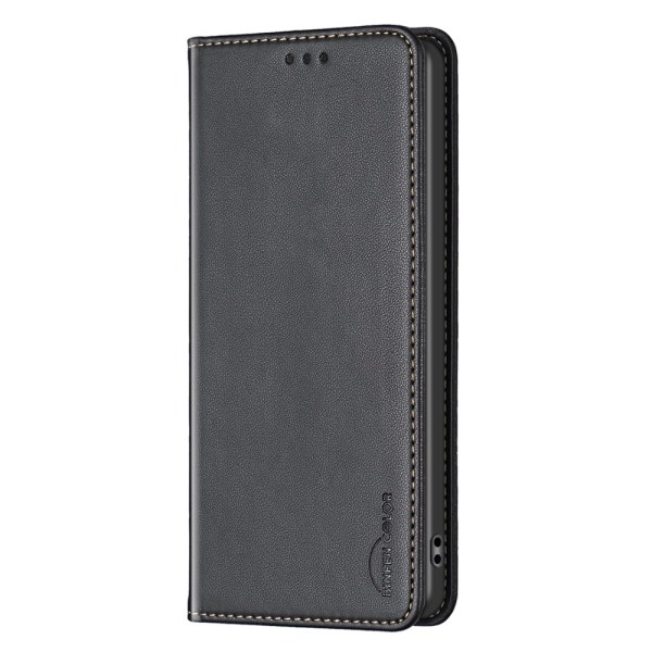 BINFEN COLOR Plånboksfodral för Samsung Galaxy S24 - Svart Svart