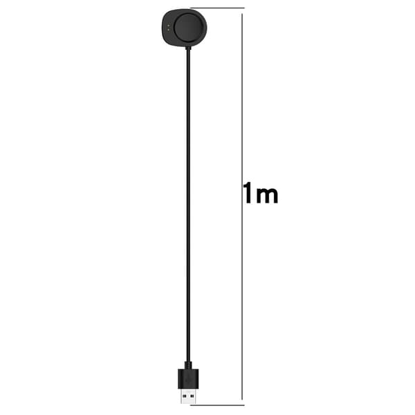 Oplader adapter til Huami Amazfit Helio Strap / T-Rex 3 / Balance 2 / Balance Black