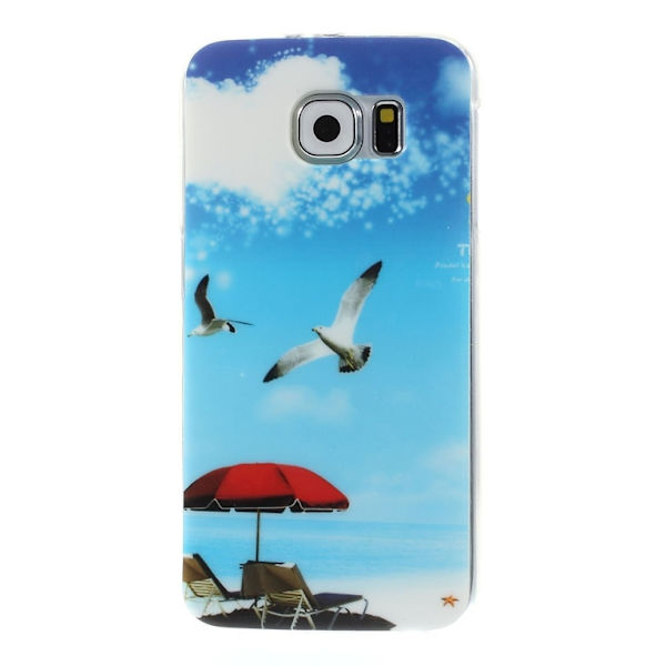 TPU Protector Samsung Galaxy S6 - Summer Beach Scene