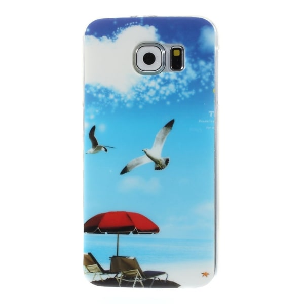 TPU Skal Samsung Galaxy S6 - Summer Beach Scene