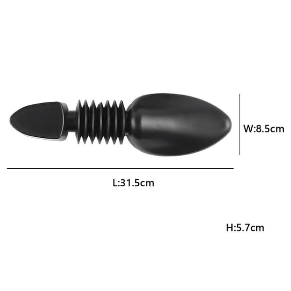 1 justerbar plastsko Skoblok Shoe Extender sko str. 40 - 46 Black