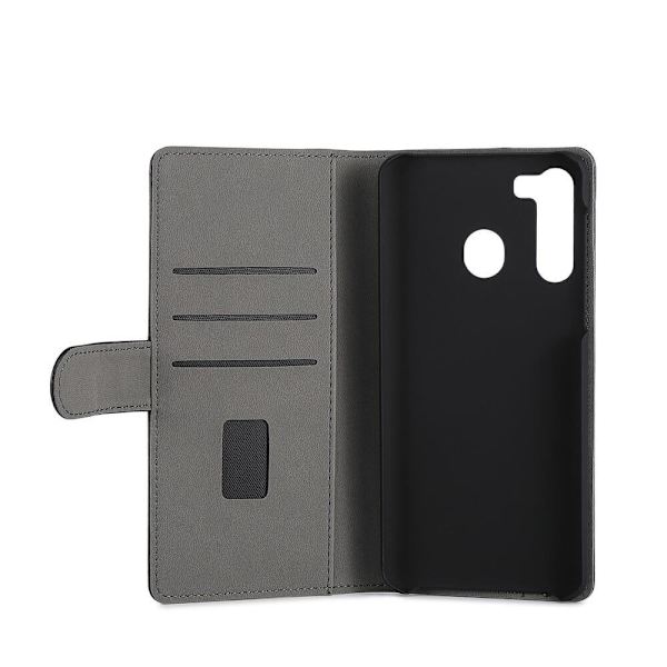 GEAR Walletcase Black for Samsung Galaxy A21 Black