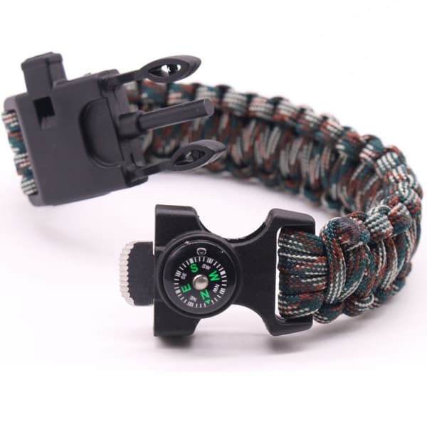 Survival Armbånd Survival Emergency Armbånd - Blå Camouflage Blue one size