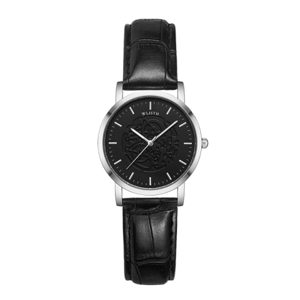 Armbandsur Analog Klassisk Klocka Armbandsklocka Black