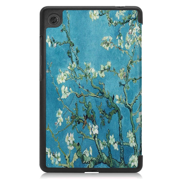 Tri-fold Fodral till Lenovo Tab M7 (3rd Gen) - Plum Blossom Grön
