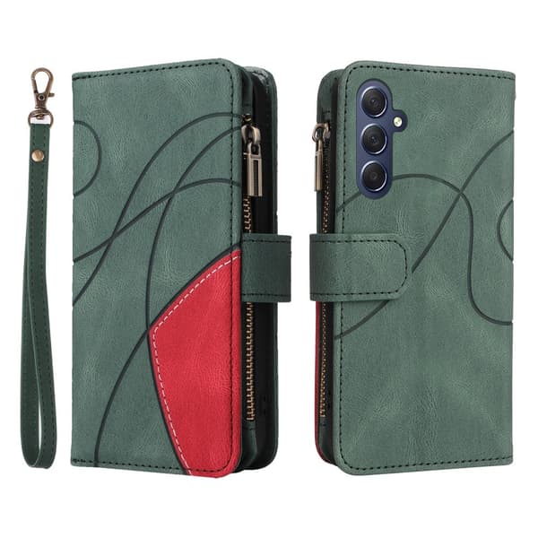 KT Multifunksjons Serie-5 For Samsung Galaxy A16 Telefonveske Green