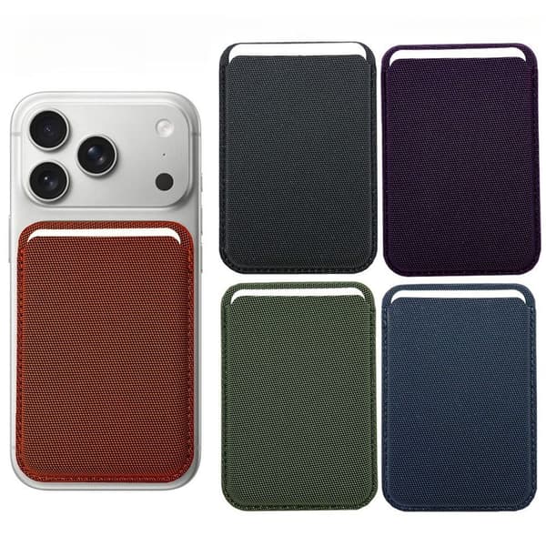 Ultratynn magnetisk kortholder for iPhone 17 og nyere Black