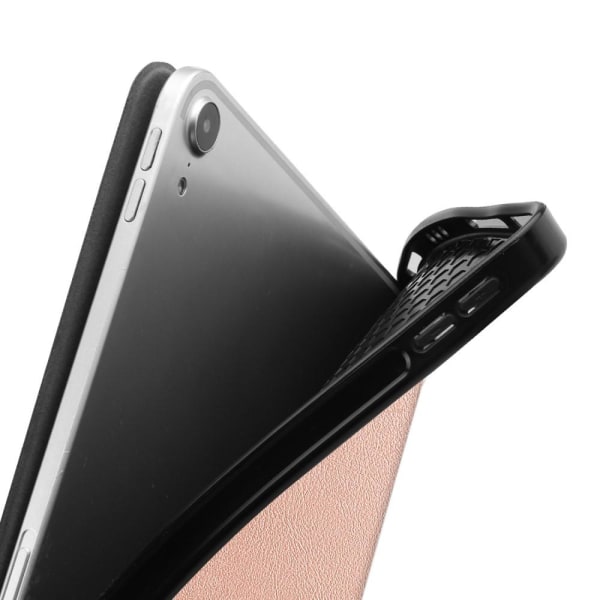Apple iPad Air (2020) (2022) Slim fit tri-fold fodral - Rose Gol Guld