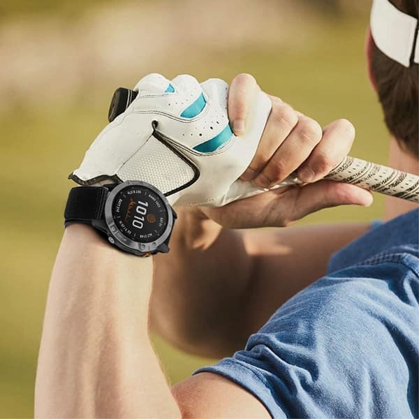 Klokkerem for Garmin Fenix 6 / Galaxy Watch 3 osv. Black