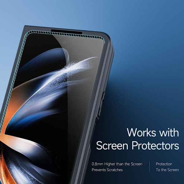DUX DUCIS Aimo Series för Samsung Galaxy Z Fold5 5G Transparent