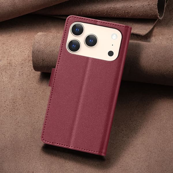 BINFEN COLOR Telefonpungcover til iPhone 18 Pro / 17 Pro Red