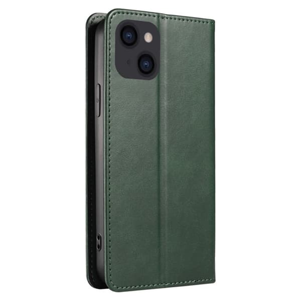 Wallet Stand Telefontaske til iPhone 15 Pro Max Cell Cell Cover - Grøn Green