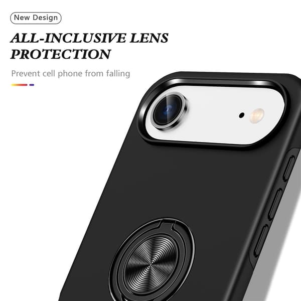 For iPhone Air Hybrid-deksel med Fingerring Black