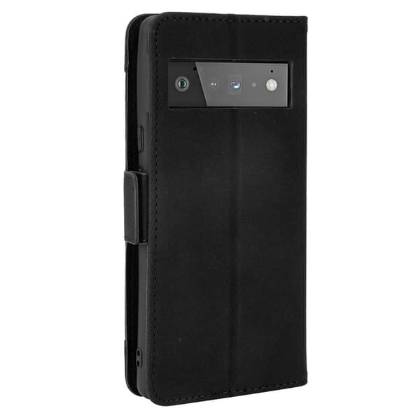 Google Pixel 6 Lommebok - deksel - Svart Black