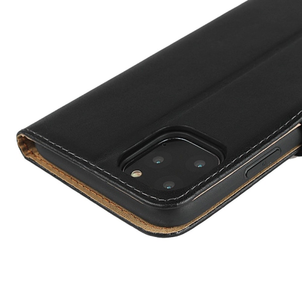 iPhone 11 Plånboksfodral / Fodral Läder - Svart Svart