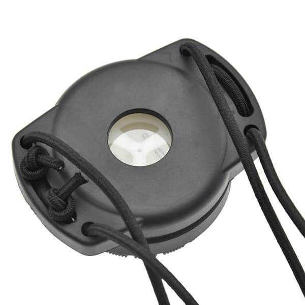 Undervands 50m dykkerkompas Elastisk ledning Vandtæt Scuba Luminous Compass Black one size