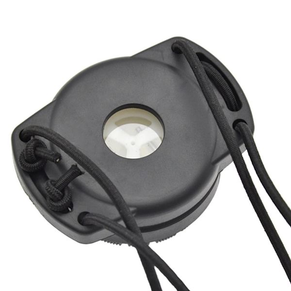 Undervanns 50m dykkerkompass elastisk ledning Vanntett dykkerlysende kompass Black one size