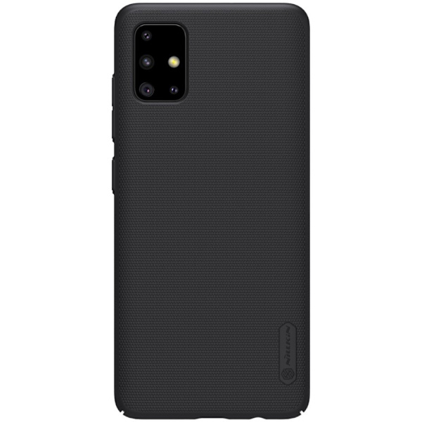 NILLKIN Samsung Galaxy A51 Frostat skal hårt - Svart Svart