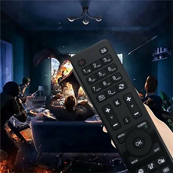 Fjärrkontroll Ersättning för RC4860 För Hitachi TV Svart