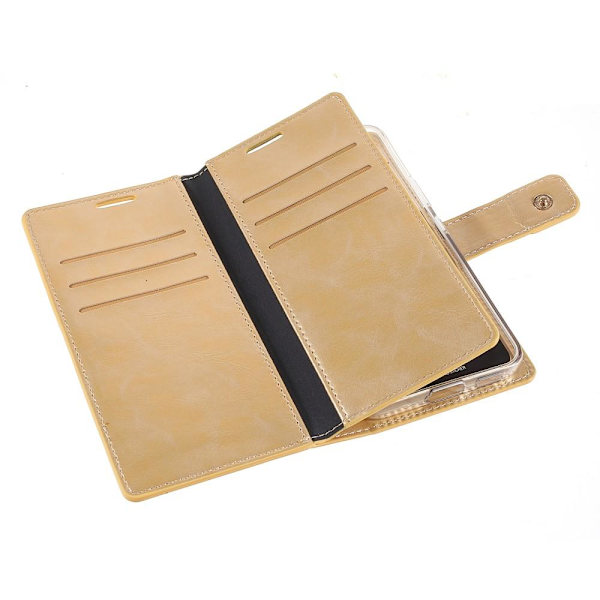 Samsung Galaxy S22 MERCURY GOOSPERY Mansoor Wallet Case - Gold Gold