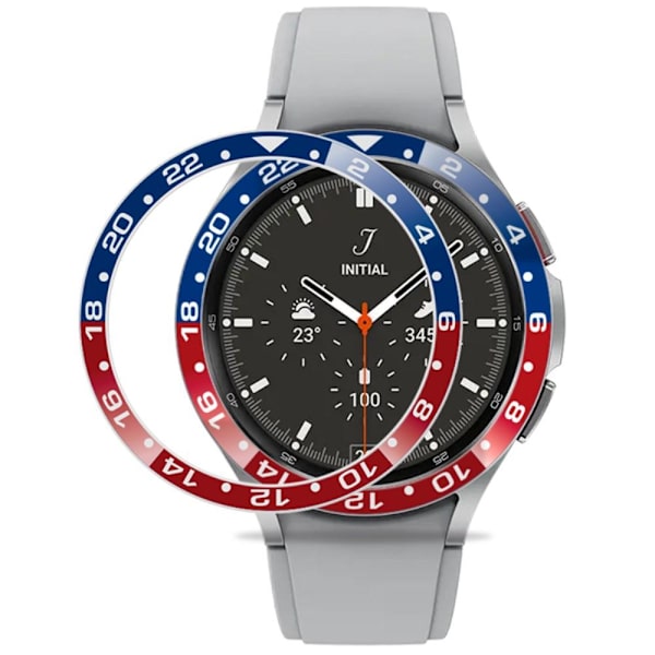 Til Samsung Galaxy Watch4 Classic 46mm selvklebende ringbeskytter Multicolor