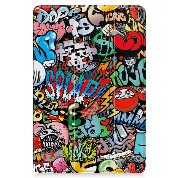 Xiaomi Redmi Pad SE Stand Slim Fit Cover Sleep/Wake - Graffiti Multicolor