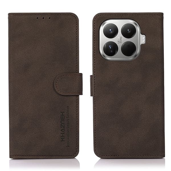 KHAZNEH Xiaomi 17T Pro Lompakkokotelo Brown