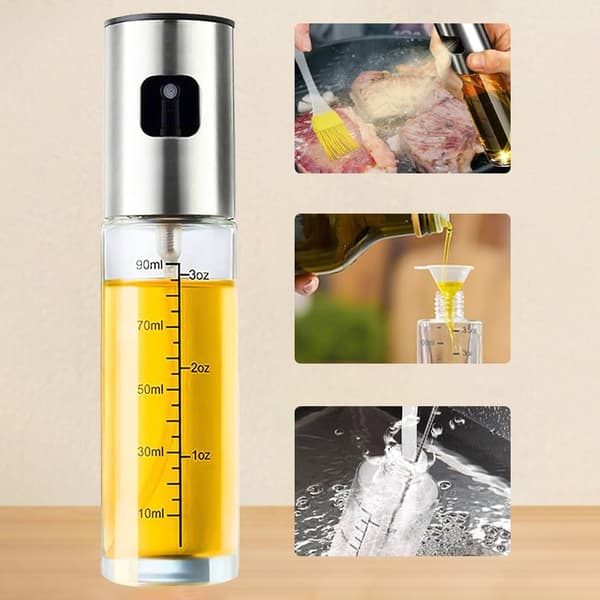 100 ml køkkenolieflaske 100 ml sprayflaske olivenolieeddike sojasauce Transparent