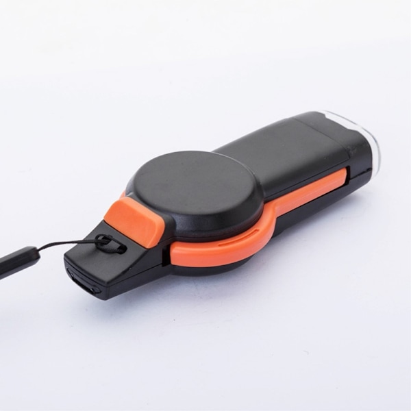 7-i-1 Visselpipa Survival Whistle med kompass / LED-ljus / förstoringsglas Orange one size
