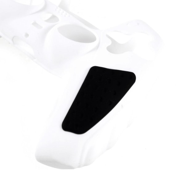 Silikone hudgreb til Playstation 5 PS5 Controller - Hvid/Sort White