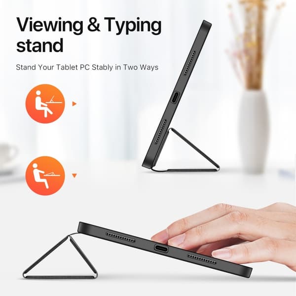 DUX DUCIS Domo iPad Pro 11 (2024) Tri-fold Stativ - Svart Black