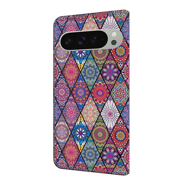 For Google Pixel 10 Pro XL Wallet Case Pattern Printing PU Leather Flip Stand Phone Cover Multicolor