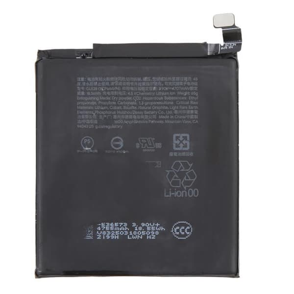 Batteri for Google Pixel 10 Pro 3.90V 4707mAh Li-Polymer GLE28 Black