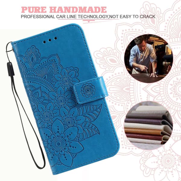 Til Xiaomi 17T Pungcover Mandala Blue