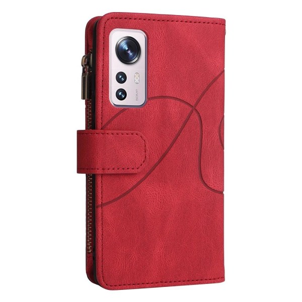 KT Multi-function Series-5 For Xiaomi 12 Phone Case Red
