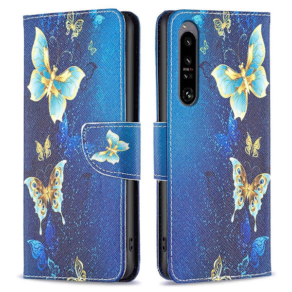 Til Sony Xperia 1 VI tegnebogstativetui mønstertelefoncover Multicolor