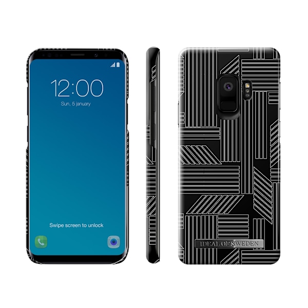 iDeal Of Sweden Samsung Galaxy S9 - GEOMETRISK PUSLESPILL Black