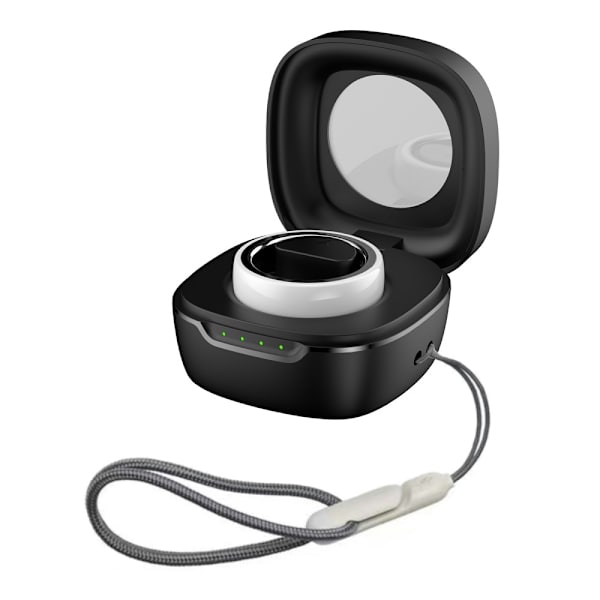 Multifunktion Smart Ring Health Tracker sömn puls blod syre övervakning 16# Svart