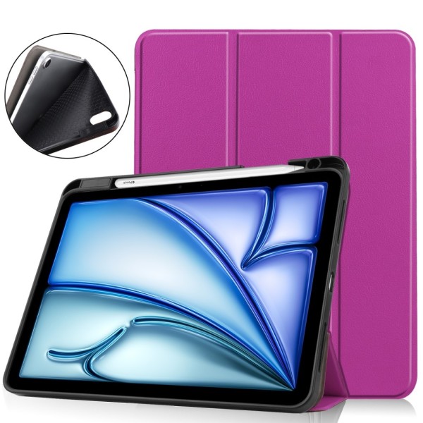 Till iPad Air 11 (2024) Slim fit tri-fold fodral Pennfack - Lila Lila