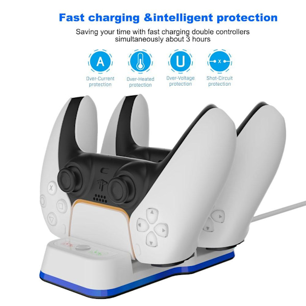 Playstation 5 Dual Charging stand / Laddningsställ Svart