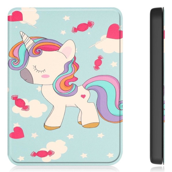 Stand Case Cover for Kobo Clara 2E - Unicorn Blue