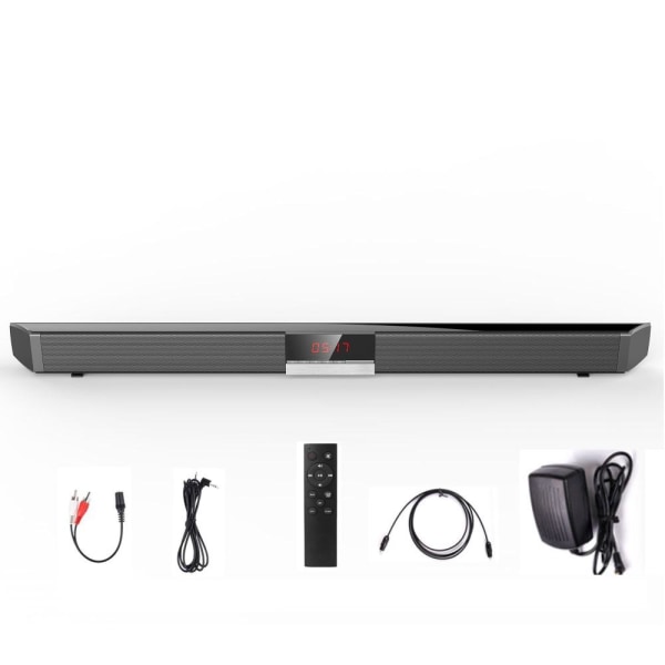 SR100 Plus Bluetooth Soundbar TV Speaker Wireless Subwoofer with Black