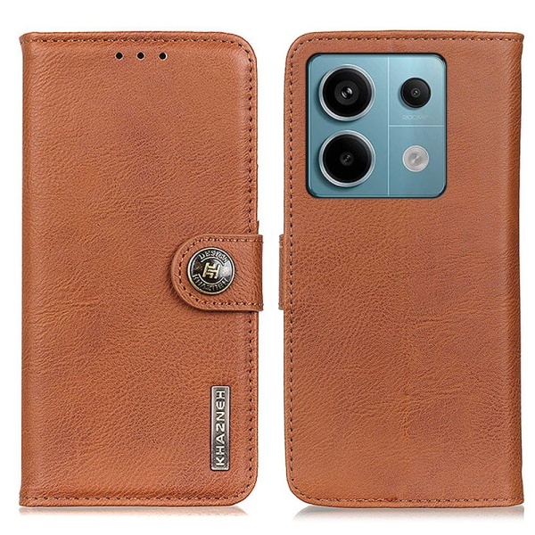 Til Xiaomi Redmi Note 13 Pro 5G Case Shell KHAZNEH Brun Transparent